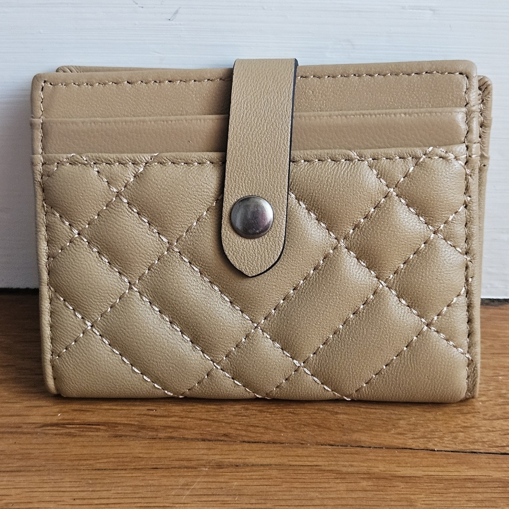 Kurt Geiger London Quilted Leather Bifold Card Wallet